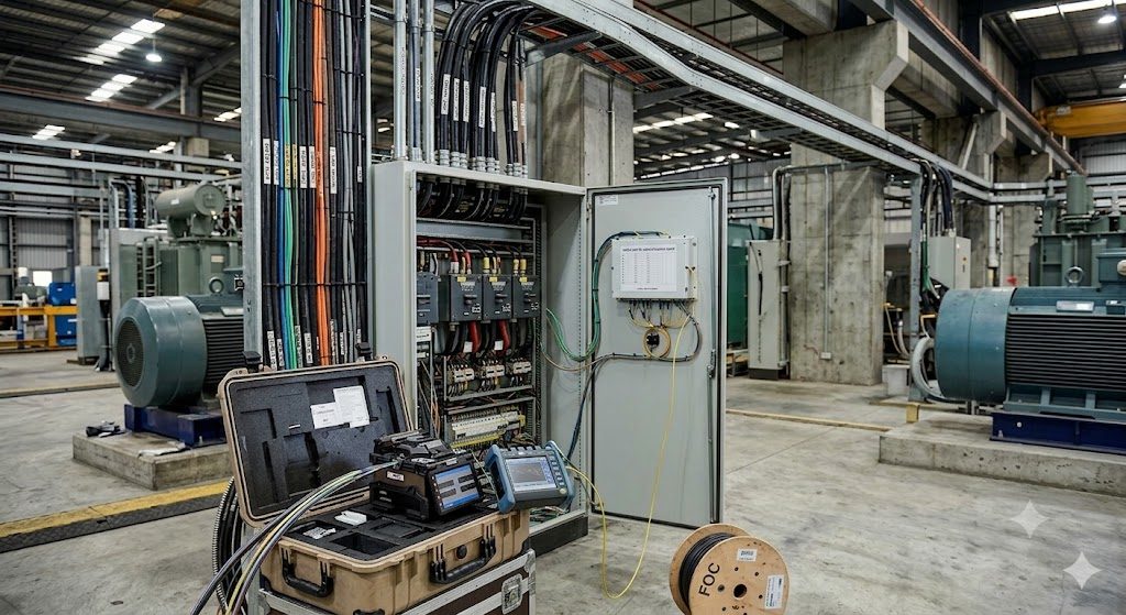 FOC Installation, Splicing Testing & Commissioning by SHAD Global
